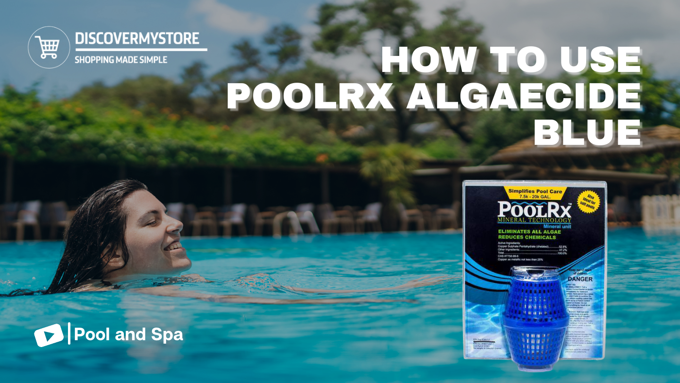 Cómo utilizar el alguicida azul PoolRX Cómo utilizar el alguicida azul PoolRX