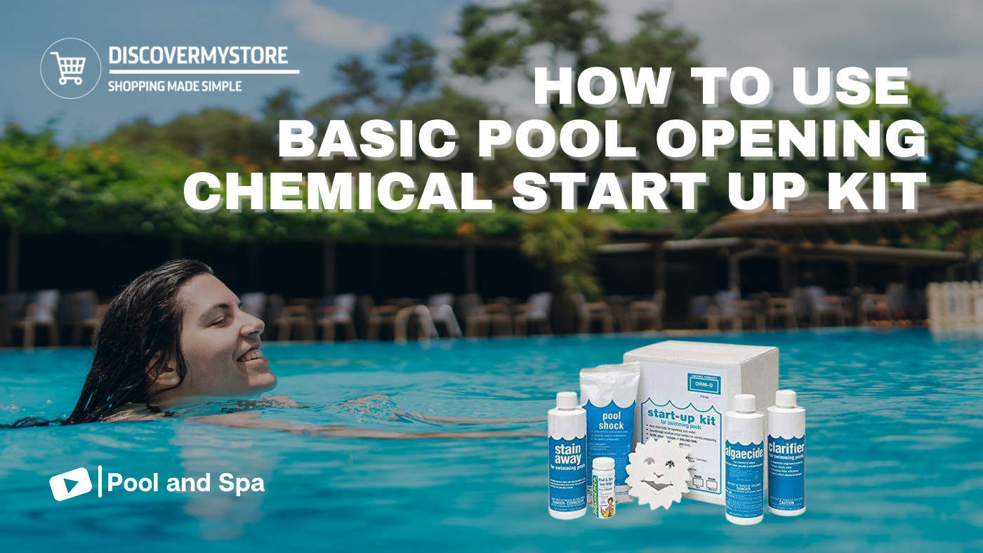 Cómo usar el kit básico de inicio de productos químicos para la apertura de piscinas In The Swim Cómo usar el kit básico de inicio de productos químicos para la apertura de piscinas In The Swim