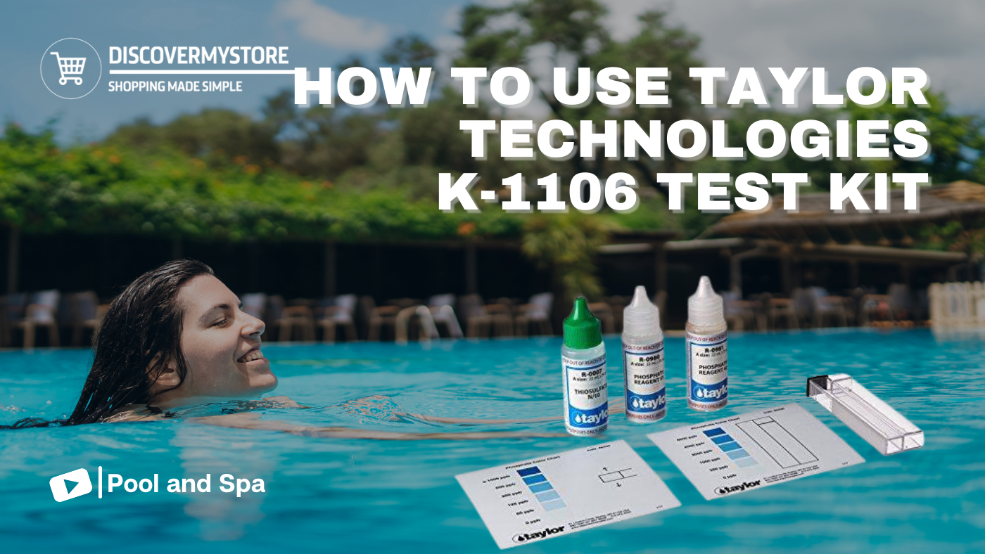How to Use TAYLOR TECHNOLOGIES INC K-1106 TEST KIT PHOSPHATE 