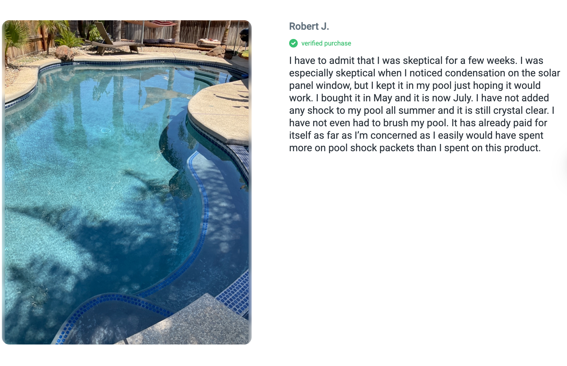 Solar Pool Ionizer for 45,000+ Gallons Swimming Pools