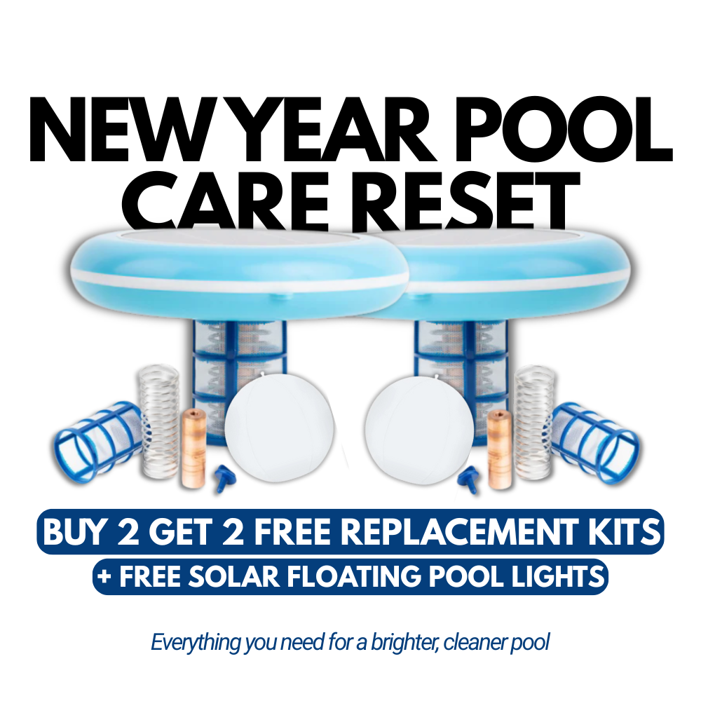 Ensemble d'ioniseurs solaires pour petites piscines